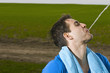 Foto: sportsmann spit water horizontal sportsmann spit water horizontal