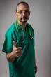 Portrait of a young physician