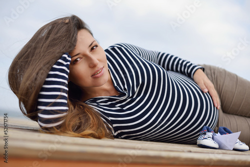 Photo: beautiful pregnant woman beautiful pregnant woman