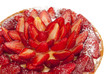Cake with strawberries