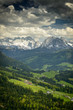 Photo: Summer landscape with Alps, Salzkammergut, Austria Summer landscape with Alps, Salzkammergut, Austria