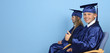 Two graduates