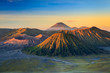 Bromo Volcano Mountain in Tengger Semeru National Park at sunris