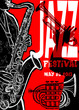 Jazz Poster With Saxophonist
