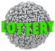 Lottery Word Number Ball Sphere Gambling Jackpot