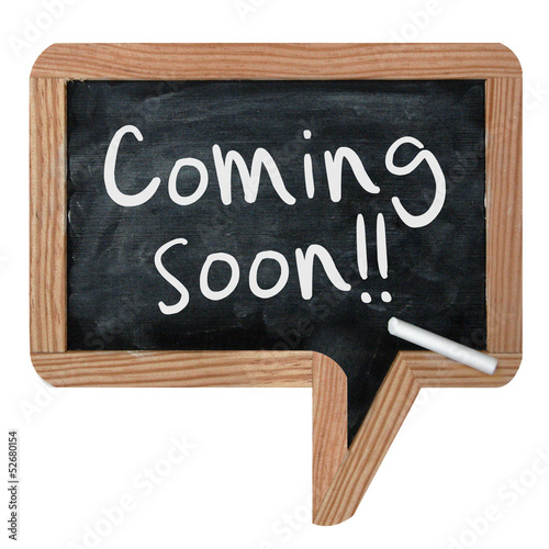 Photo: Coming soon signboard Coming soon signboard