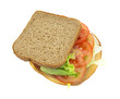 Photo: Tomato lettuce tofu turkey sandwich Tomato lettuce tofu turkey sandwich