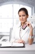 Businesswoman with mobile and organizer