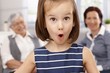 Surprised little girl
