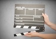 Movie clapper board