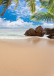 plage paradisiaque, Seychelles, anse Takamaka