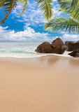 plage paradisiaque, Seychelles, anse Takamaka