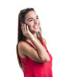 Talking at cellphone