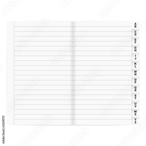 Vector: adressbuch II adressbuch II