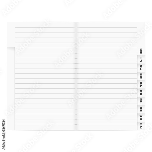 Vector: adressbuch III adressbuch III