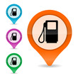 punkt markierung tankstelle I