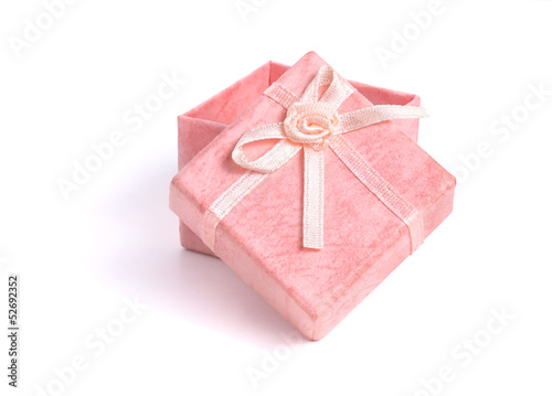 Photo: Rosa Geschenkbox mit Schleife Rosa Geschenkbox mit Schleife