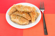 Foto: Sweet baklava on plate on table Sweet baklava on plate on table