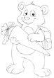 Vektor: Bär, Teddy, Teddybär, Schule, Schultüte Bär, Teddy, Teddybär, Schule, Schultüte