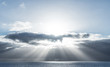 Sunrays on the ocean
