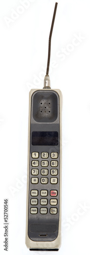 Photo: Isolated Old and Dirty Cellphone Isolated Old and Dirty Cellphone