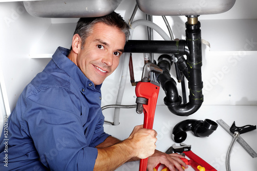 Photo: Plumber. Plumber.