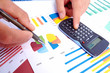 Hand With Calculator. Office W...