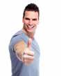 Happy man.