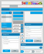Vector: Clean web elements set Clean web elements set