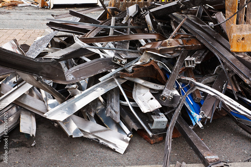 Photo: Close up of scrap metal Close up of scrap metal