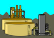 Vector: usine,industrie,technologie,entreprise,silo,pollution,technique usine,industrie,technologie,entreprise,silo,pollution,technique
