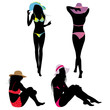 Bikini and Sun Hat