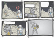 Cartoon scenes