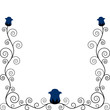 Curl iron border