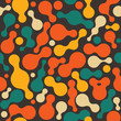Abstract psychodelic seamless background