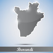 shiny icon in form of Burundi