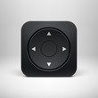 Technology Black Joystick App Icon