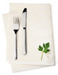 White napkin