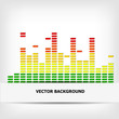 Abstract rainbow equalizer background