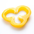 Yellow sweet pepper slice