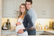 Man with his pregnant wife