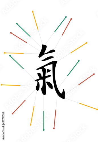 Vector: Qi Acupuncture Qi Acupuncture