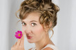 Photo: beauty woman closeup portrait beauty woman closeup portrait