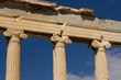 greek traditional columns in parthenon in Athens