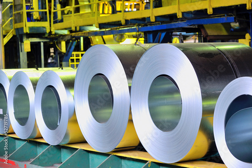 Photo: rolls of steel sheet rolls of steel sheet