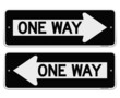 One Way Sign