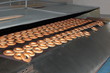 Ruddy bagels from the oven.