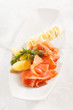 salmon with butter