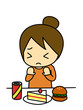 食べない女性