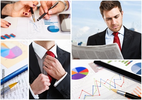 Photo: Financial work Financial work
